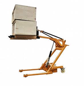 [Hot Item] Mini Portable Electric Articulated Fork Lift with 24V Battery 500kg Pallet Loading Truck Forklift Electric