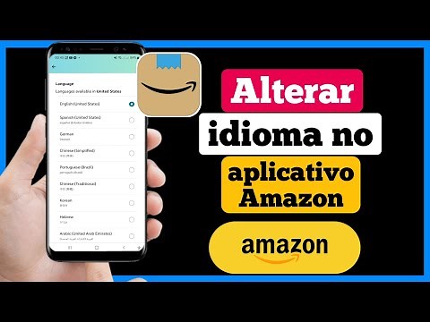Como alterar o idioma no aplicativo Amazon