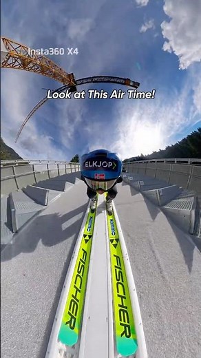 Wait till you see this insane airtime 🎿 | Insta360 X4