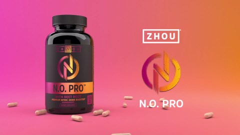 Zhou N.O. Pro - Premium Nitric Oxide Supplement for Men & Women, Heart, Muscle & Blood Support with Beet Root & L Arginine, Natural Nitric Oxide Booster - 120 Veggie Capsules
