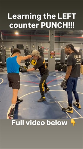 Coach Mike teaches the Left Counter Punch!!! #shorts