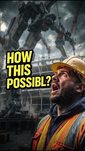 "Robots Built a Stadium for 100,000 People in Just 48 Days! (Full Extreme Construction)" #Robotbuild