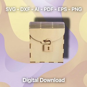 SVG Box Template, Wooden Treasure Chest, 3mm Plywood SVG File for Laser cutting - Etsy.de