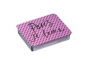 [Hot Item] Factory Price Rectangle Metal Tin Box Accessorize Packaging Tin Can Gift Tin with Sliding Lid Tin Box