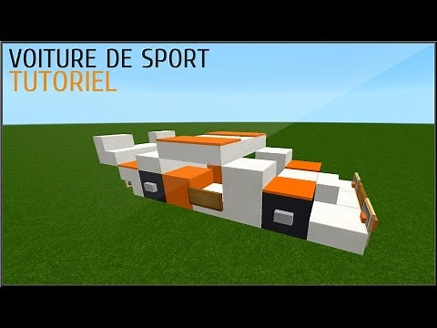 Minecraft tuto - Comment faire une voiture de sport
