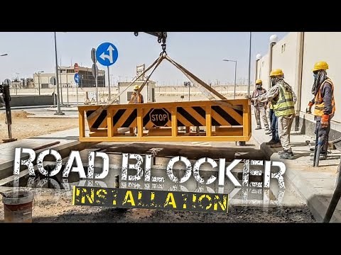 How to install Road Blocker System|| OPTIMA #optima #roadblocker #securitysystem