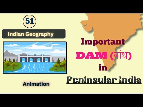 Multipurpose River Valley Projects in Peninsular india (प्रायद्वीपीय भारत) | Indian Geography in 3D