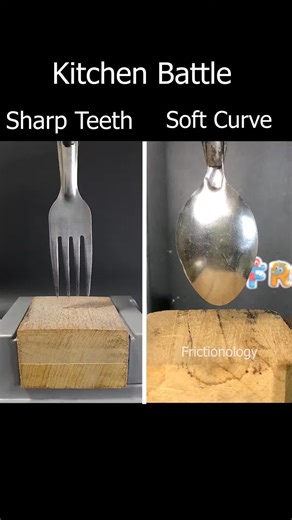 I do friction test between Fork Vs spoon. #experiments | fork and spoon