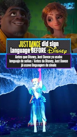 Just Dance did Sign Language BEFORE Disney ✋👁️ #JustDance #ASL #SignLanguage #LenguajeDeSeñas