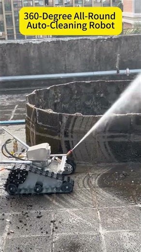 360° All‑Round Auto‑Cleaning Robot Demo