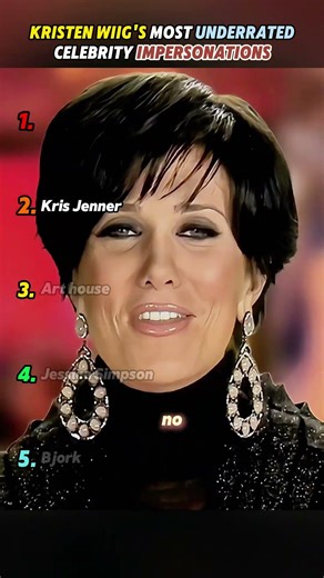 KRISTEN WIIG'S MOST UNDERRATED CELEBRITY IMPERSONATIONS #prank #snl #funnyvideo #funny #show #comedy