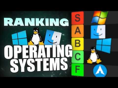 Operating Systems Tier List (100% Accuracy)
