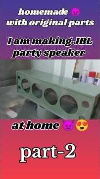 how to make powerful original JBL party 🎉 SPEAKER at home 👿😍#diy #popular #shorts #subscribe #jbl 😍😈