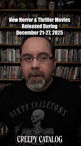 Here'a quick look at all of the new horror movies and horror-adjacent thrillers released in theaters and at home during the week of December 21 through December 27, 2025! In the video are: Anaconda The Plague Five Nights at Freddy's 2 A Grand Mockery Obex In the Name of God Holy Night: Demon Hunters Dropbear One Big Snake | Creepy Catalog