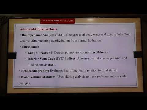Fluid Balance assessment - Dr Hamed Ezzat Eleraky