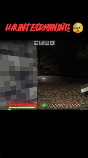 Haunted mining ☠️ #Minecraft