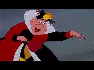 Donald Duck plays Applecore with the Queen of Hearts