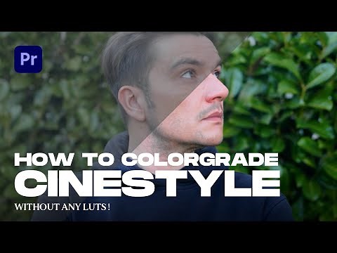 How to Colorgrade Cinestyle and get the cinematic look | Flat Picture profile for Canon M50