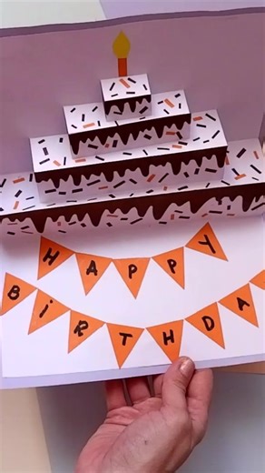 DIY Cake Pop Up Card Tutorial for Birthday Celebration