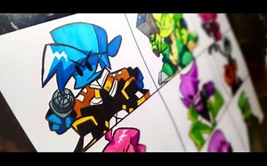 「FNF」绘画12个小图标人物(一)_哔哩哔哩_bilibili