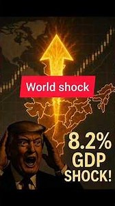 8.2% GDP Growth: India Turns the Tables on America #news #india #gdp #world #shorts