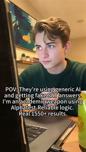 they’re guessing… I’m studying with AlphaTest #study #satprep #studentlife #examseason #alphatest