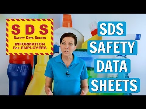 SDS (Safety Data Sheets) for House Cleaners & Cleaning Chemicals