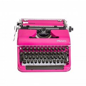 Typewriter Olympia SM3, Working Typewriter Vintage Typewriter Pink Wedding Gift for Writer, Manual Typewriter Retro, Restored Typewriter 50s - Etsy