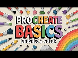 🌟 Procreate Basics: Brushes, Textures, & Blending Modes | Procreate for Beginners Lesson 🌟