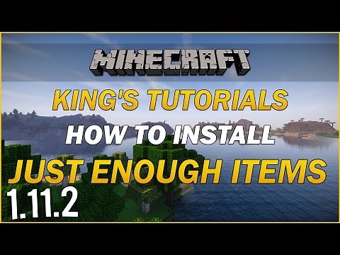 Minecraft 1.11.2: How to install Just Enough Items (JEI) Mod | Minecraft Tutorial