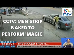 CCTV footage reveals how witchcraft stunt was stage-managed