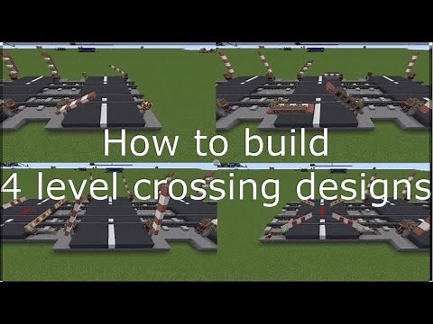 Minecraft Create mod - How to make 4 level crossing designs
