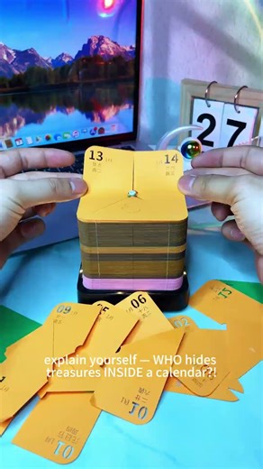 Just a paper block… until you tear it to the end