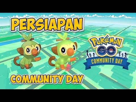 [Pokemon GO] Persiapan Community Day GROOKEY Besok #live