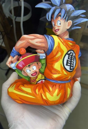 Repaint Goku and Gohan kid #GokuFigure #フィギュア改造 #DragonBall #ドラゴンボール #DragonBall
