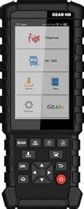Amazon.com: LAUNCH Gear HD Heavy Duty Truck Scanner, Android 7.0 5" Touch Screen Full OBD/EOBD Code Reader, System Diagnosis, 5 Reset Services Injector Relearn/Coding Cylinder Cut-out/Compression DPF Regeneration : Automotive
