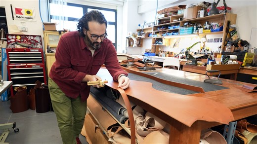 Watch Mateo Mattia founder Matt Demeo handcraft leather accessories