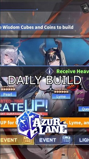 Azur Lane DAILY BUILD #azurlane #azur #gacha