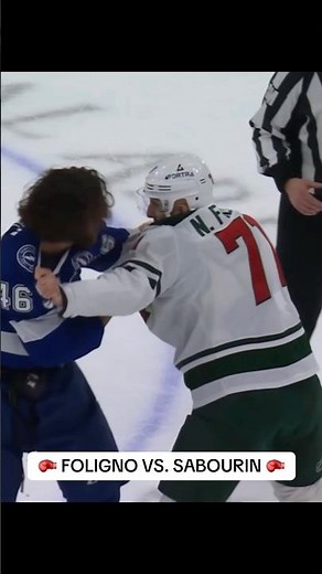 Nick Foligno vs. Scott Sabourin Fight 🥊