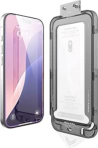 elago Tempered Glass+ Screen Protector Compatible with iPhone 16 Pro - 9H Surface Hardness, Anti-Fingerprint, Shatter-Proof, Scratch Protection, Crystal Clear Clarity, Bubble-Free