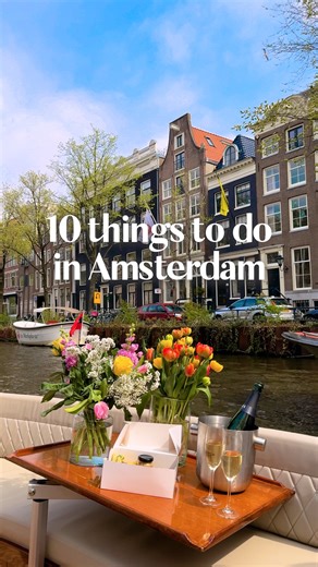 🇳🇱 Free Amsterdam Guide: https://amsterdam.kelseyinlondon.com/ ⁣ ⁣ 🇳🇱 14 things to do in Amsterdam ⬇️⁣ ⁣ 1. Tulip Boat Tour: this is the best way to see the city! I highly recommend booking a canal boat cruise with @flagshipamsterdam ⁣ ⁣ 2. Rijksmuseum: home to some of the most celebrated works of Dutch art, including masterpieces by Rembrandt, Vermeer & over 8,000 artworks objects.⁣ ⁣ 3. Vondelpark: Amsterdam’s most-loved park is the perfect place to cycle, picnic or catch a performance at 