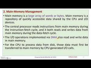 MODULE 1 - TOPIC 10 - OPERATING SYSTEMS COMPONENTS