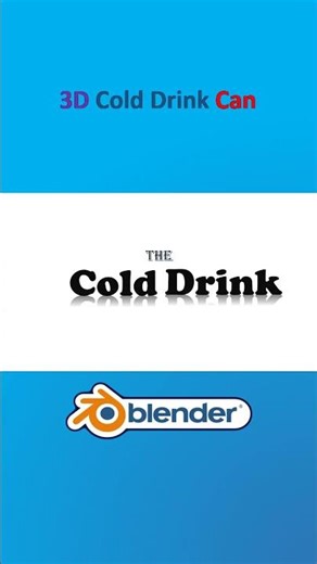 3D Cold Drink Can | Design and Animation