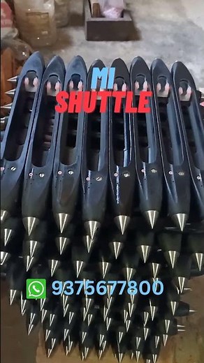 MIS-18 POWER LOOM MACHINE, SHUTTLE, WEAVING, TEXTILE, PIRN, YARN, HYLAM, FIBER, WOODEN, HANDLOOM