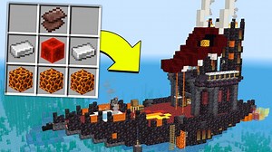 Minecraft But You Can Craft an Entire Build FROM ANY BLOCK!