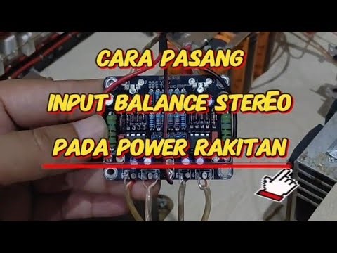Cara pasang input balance stereo doble layer #inputbalance #soundsystem #powerrakitan