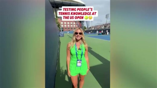 Testing fans' knowledge of tennis at the US Open