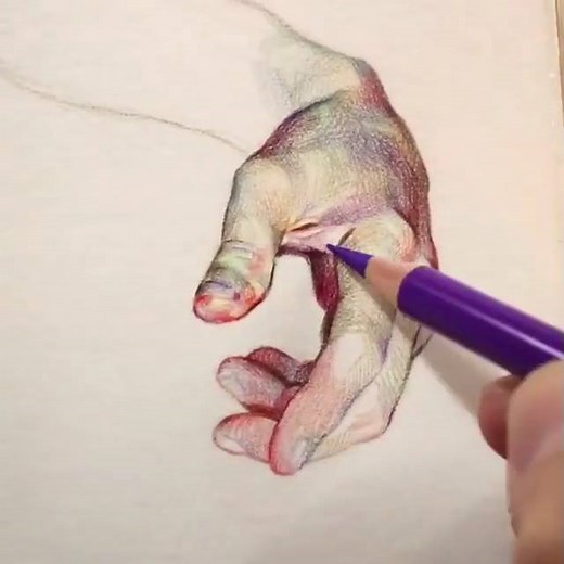 402K views · 2.6K shares | Hand detail process by WanJin GIM (@willeys_art). Wait until 0:16. :) | Drawing the Soul | Facebook