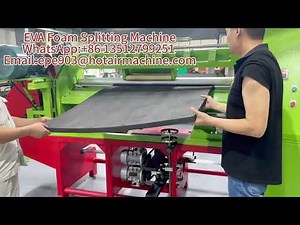 EVA Foam Splitting Machine Only 1mm Tolerance