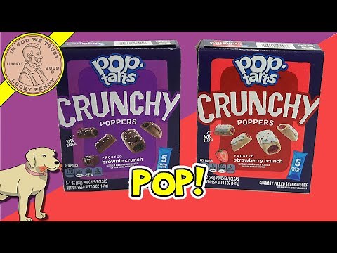 Pop Tarts Crunchy Poppers Brownie Crunch & Strawberry Crunch